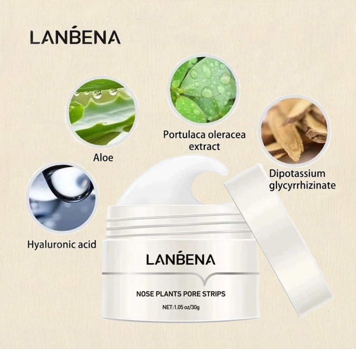 Lanbena™ - Porenreinigende Nasenstreifen